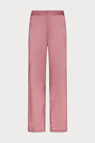Midnight Whisper Pink Silk Trousers