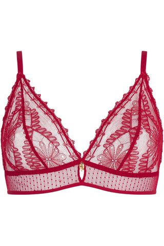 Aubade Mystery of Love Cherry Lace Bralette | Luxury Triangle Bra