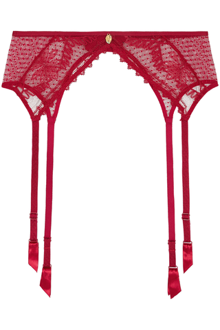 Aubade Mystery of Love Cherry Lace Suspender Belt