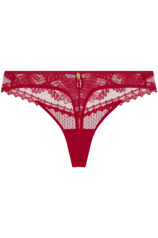 Aubade Mystery of Love Cherry Lace Tanga | Luxury French Knickers