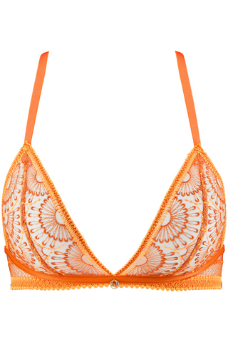 Aubade Pure Vibration Triangle Bra Orange Pulp