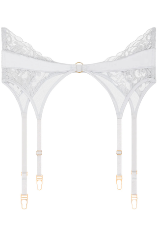 Aubade Satin Memories Arctic Blue Waist Cincher | French Lingerie