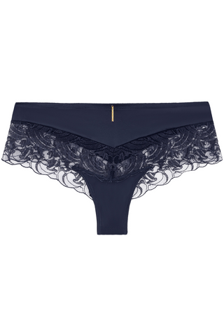 Aubade Satin Memories Deep Sea Cheeky Brief | French Knickers