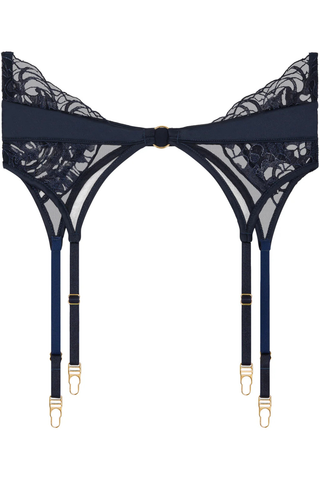 Aubade Satin Memories Deep Sea Waist Cincher | French Lingerie