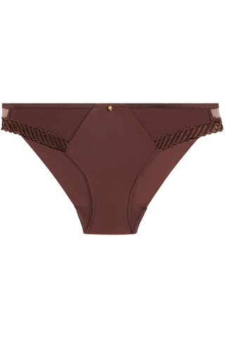 Aubade Brown Brazilian Brief Sheer Emotion | French Knickers