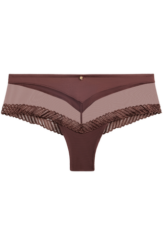 Aubade Brown Cheeky Brief Sheer Emotion | French Knickers