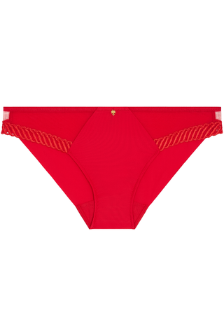 Sheer Emotion Red Brazilian Brief