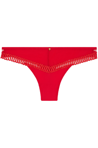 Sheer Emotion Red Tanga