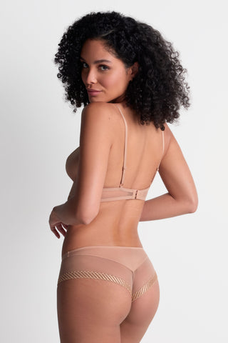 Aubade Sheer Emotion Bralette Sand