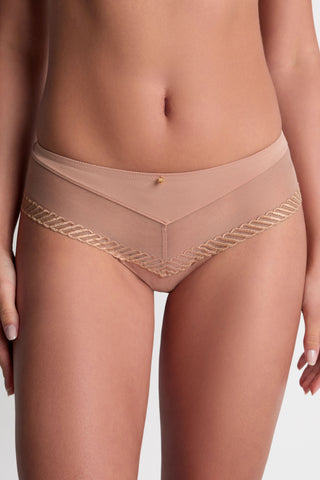 Aubade Sheer Emotion Shorty Sand