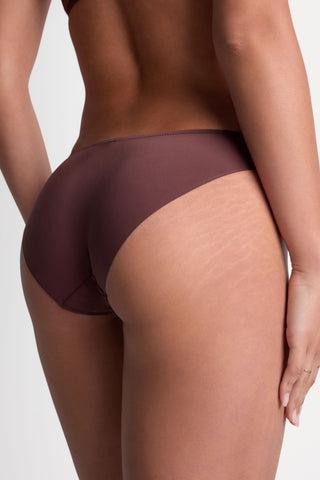 Aubade Brown Brazilian Brief Sheer Emotion 