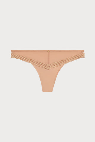 Sheer Emotion Sand Tanga