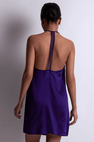 Aubade Silk Desire Nightie Ultraviolet