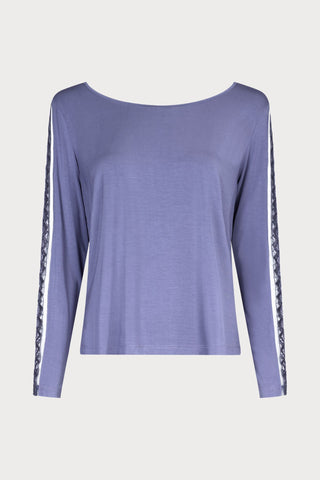 Aubade Sweet Obsession Denim Long Sleeve Top - Naughty Knickers