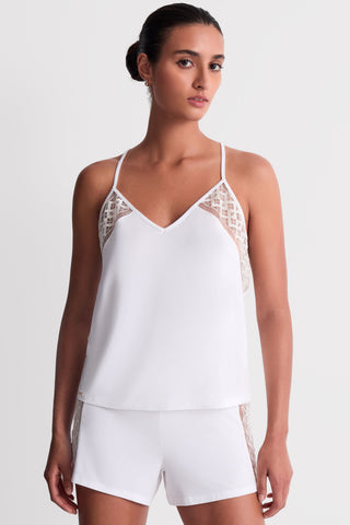 Aubade Black Modal Camisole with Embroidery Sweet Obsession