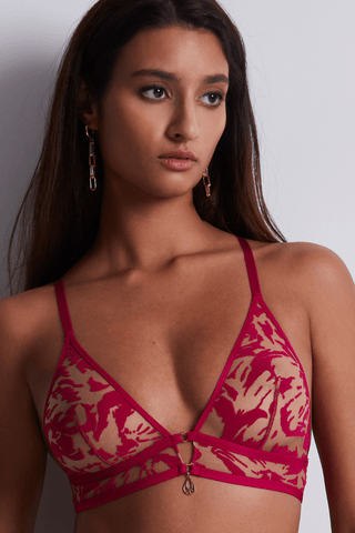 Aubade Wild Vibration Triangle Bra Hot Pink