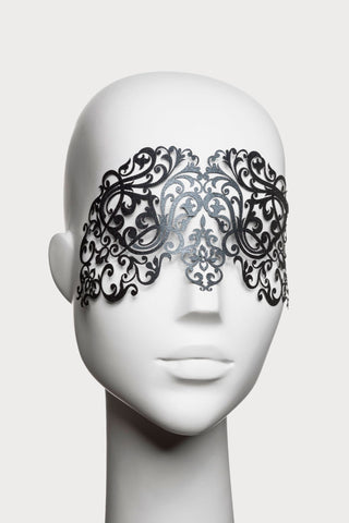 Bijoux Indiscrets Dalila Vinyl Mask Black