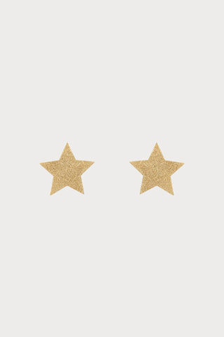 Bijoux Indiscrets Flash Glitter Star Pasties Gold