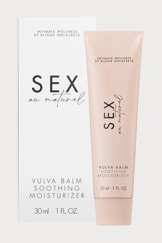 Bijoux Indiscrets Sex Au Naturel Vulva Balm Soothing Moisturizer 30ml - Naughty Knickers