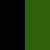 black with green trees
