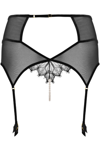 Bracli Kyoto Daisy Suspender Brief | Luxury Pearl Lingerie