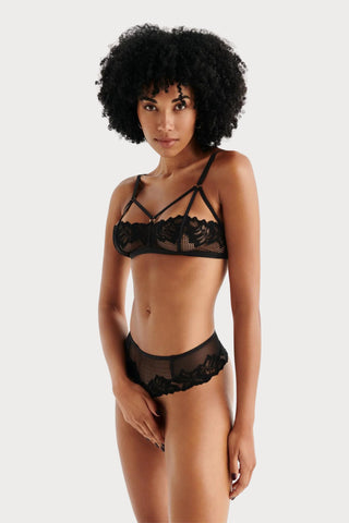 Bracli London Black Brief with Daisy Finish