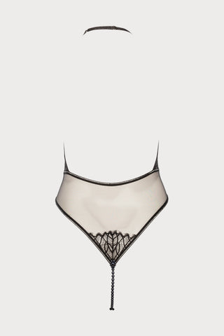 Bracli Manhattan Bodysuit Black with Daisy Pearl Finish