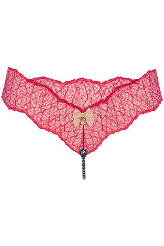 Bracli Daisy Sydney Dark Single Pearl Thong Red