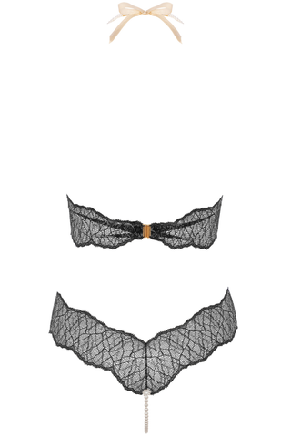 Black Lace Single Pearl Bodysuit Bracli Daisy Sydney 