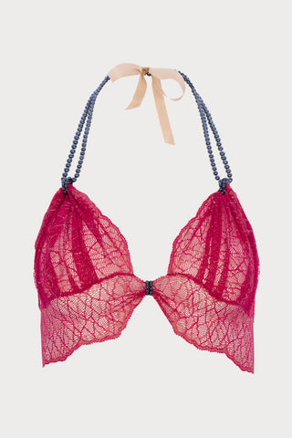Sydney Dark Pearl Bra Red