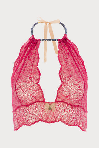 Sydney Dark Pearl Bralette Red