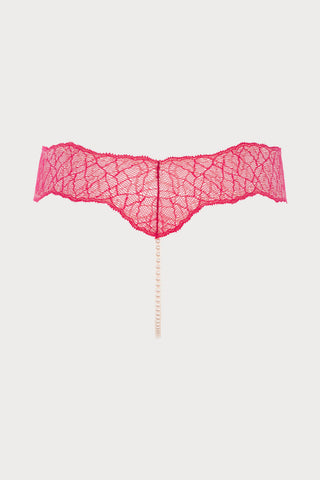 Sydney Single Pearl Thong Red