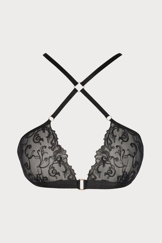 Vienna Embroidery Crossed Bra