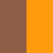 brown/neon orange