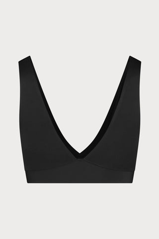 Black Deep Plunge Bra