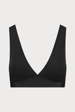 Black Deep Plunge Bra