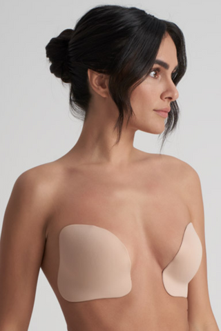 Bye Bra Push-Up Adhesive Cups Beige
