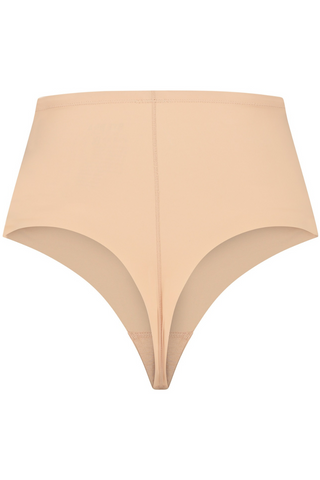 Bye Bra Sculpting Mid Waist Thong Beige