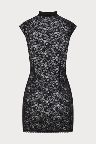 Cadolle Meli Black Lace Mini Dress