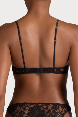 Coco de Mer Aphrodite Wired Open Bra Black