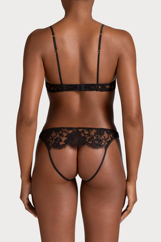 Coco de Mer Aphrodite Wired Open Bra Black