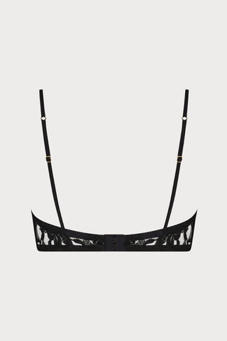 Coco de Mer Aphrodite Wired Open Bra Black
