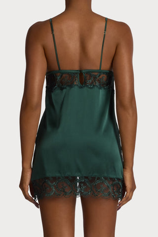 Coco de Mer Arletta Silk Slip Emerald