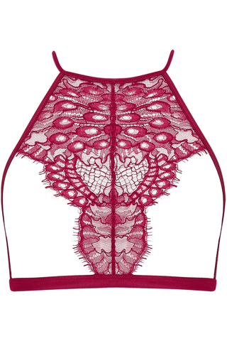 Coco de Mer Astrantia Open Soft Cup Bra Crimson