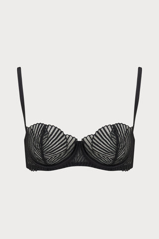 Athena Balcony Bra Black