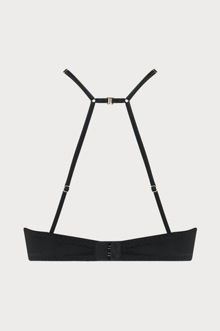 Athena Quarter Cup Bra Black
