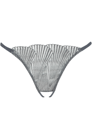 Coco de Mer Athena Open Thong Silver