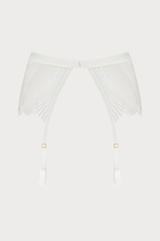 Coco de Mer Athena Suspender Belt Ivory
