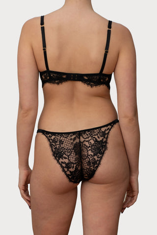 Coco de Mer Hera Underwired Balcony Bra Black