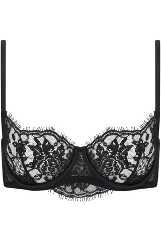 Coco de Mer Hera Underwired Balcony Bra Black